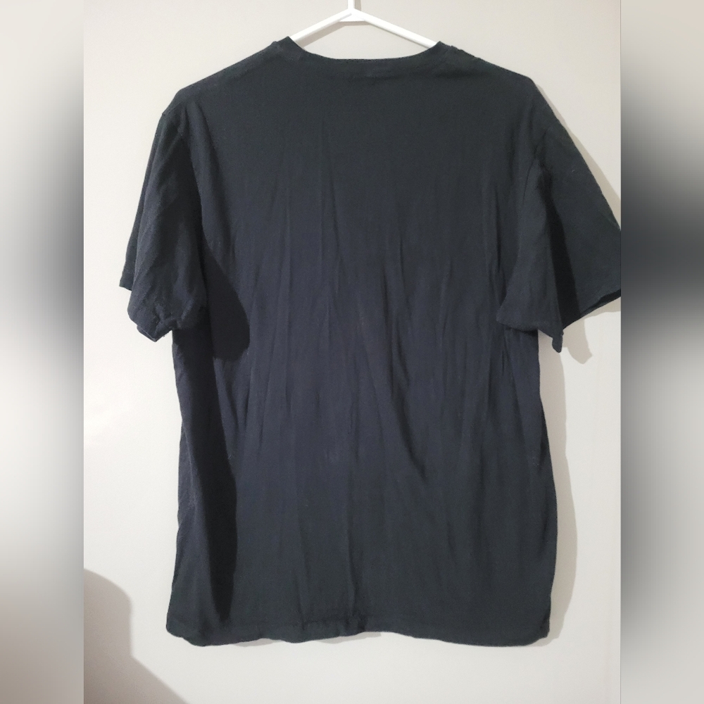 Mens Tupac Black Graphic BAND T-Shirt - Picture 2 of 3